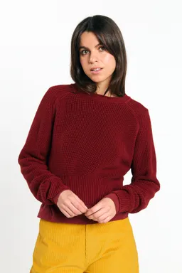 SUITE13LAB SUITE13LAB Damen vegan Pullover Nelas Brick – Produktbild 1 von 1