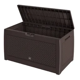 Casaria® Gartenbox Matuba 310L Braun Flechtoptik wasserdicht – Produktbild 1 von 1