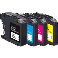 Memo memo Tintenpatronen ersetzt Brother LC-22U schwarz, cyan, magenta, gelb, 4er-Set – Produktbild 1 von 1