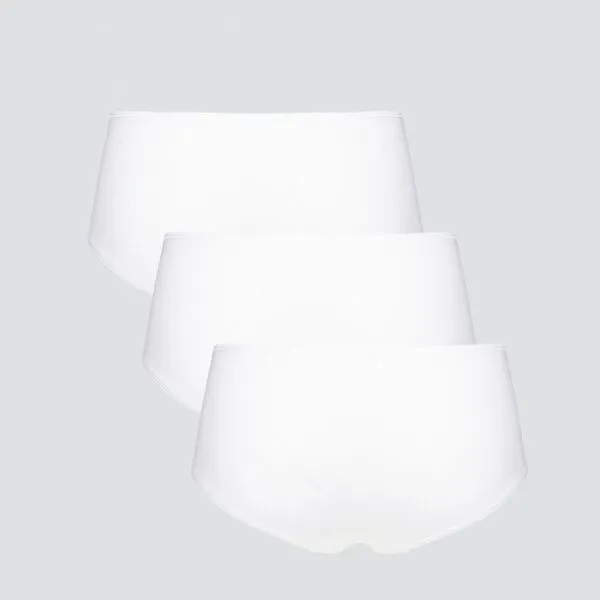 comazo|earth comazo|earth Fairtrade Panty, 3er Pack | GOTS zertifiziert, Weiss, – Produktbild 4 von 6