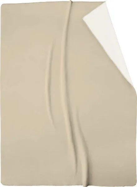 biederlack biederlack Wohn-und Kuscheldecke Duo Cotton, Mousse-ecru, – Produktbild 4 von 4