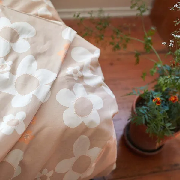 ingegerd ingegerd Kinderbettwäsche blume beige – Produktbild 3 von 4