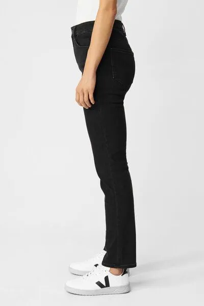 DAWN Damen Jeans STELLAR Slim Straight DAWN Bio-Baumwolle, Black, – Produktbild 3 von 5