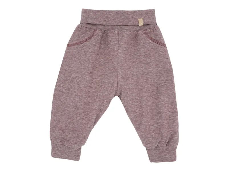 Maximo Baby Pumphose Bio-Baumwolle bordeaux-hellbraun-meliert Gr. 86/92, Rot, braun, – Produktbild 1 von 1