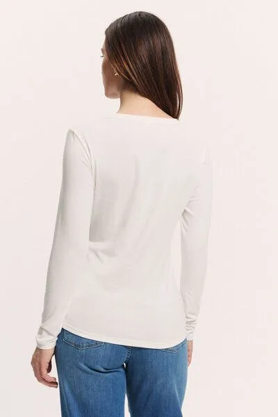 Tranquillo Tranquillo Jerseyshirt Tildaa aus Bio-Baumwolle, White, – Produktbild 4 von 6