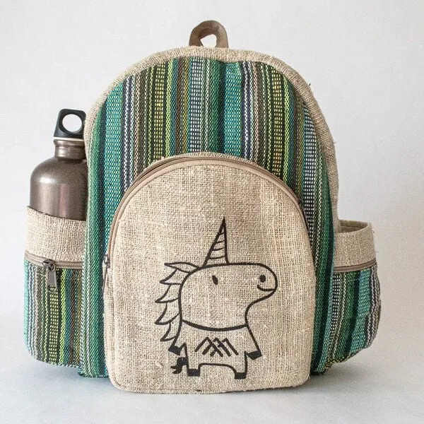 Himal Hemp HH Rucksack UNICORN aus Hanf von Himal Hemp (Backpack Medium), Grün, – Produktbild 1 von 3