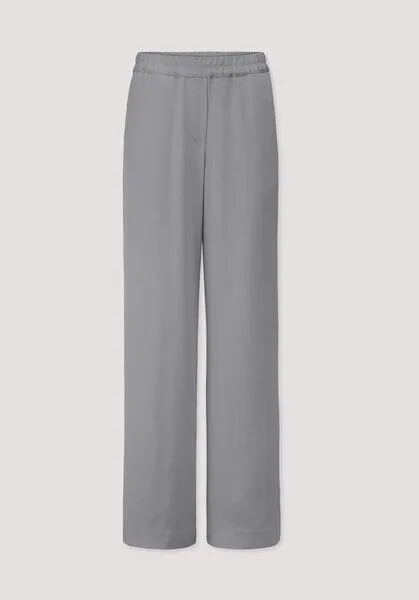 hessnatur hessnatur Gewebe Hose Wide Leg aus reinem TENCEL Lyocell, Nebelblau, – Produktbild 4 von 4