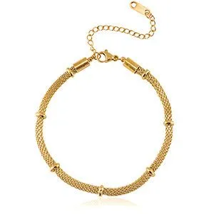 ELEKTROPULLI Strukturiertes Armband von Elektropulli, Gold, – Produktbild 1 von 1