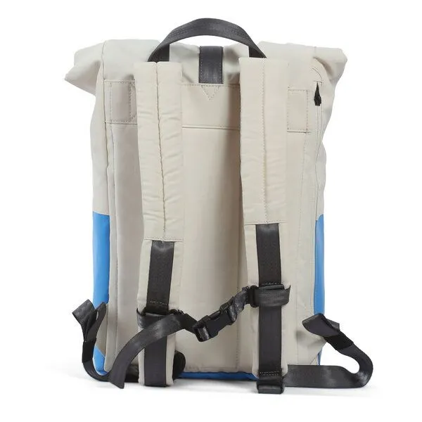 7clouds 7clouds Rolltop-Rucksack Kira 7.1, Light blue-off white, – Produktbild 4 von 4