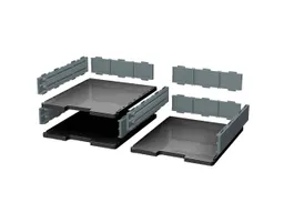 Exacompta Exacompta Schubladenbox-Basiselemente Modulodoc "ECOBlack", 363x305x105 mm, dunkelgrau – Produktbild 1 von 1