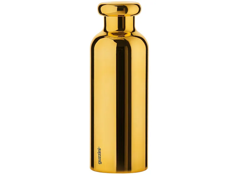 guzzini Thermosflasche "ON THE GO" aus Edelstahl, 500 ml, Gold, – Produktbild 1 von 1