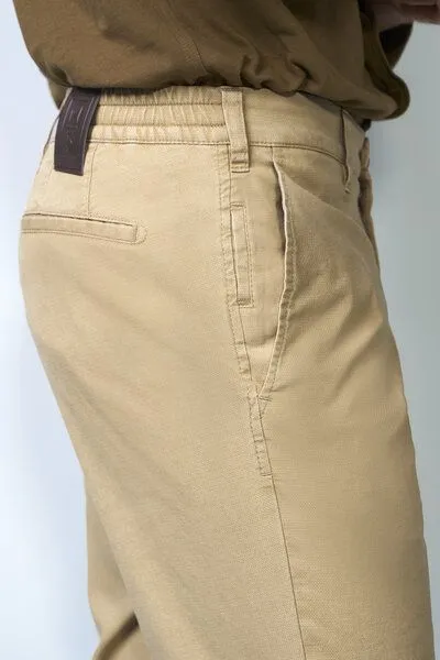 M 5 BY MEYER M 5 BY MEYER Chino mit Stretchbund, Braun (sand), – Produktbild 7 von 8