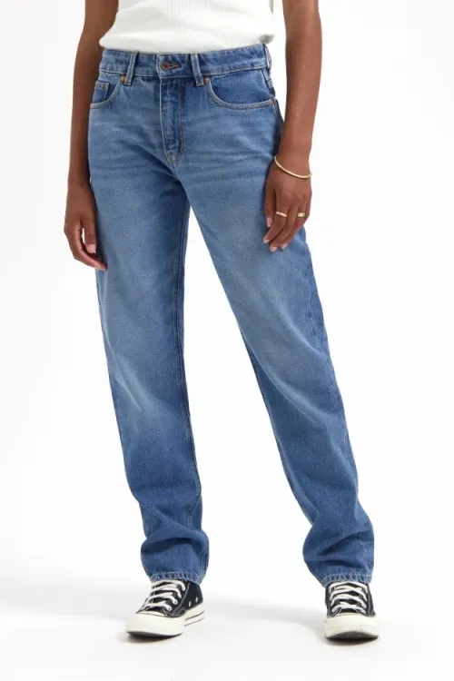 Kuyichi Kuyichi Damen vegan Jeans Boyfriend Jenna Verwaschenes Blau, Blau, – Produktbild 2 von 2