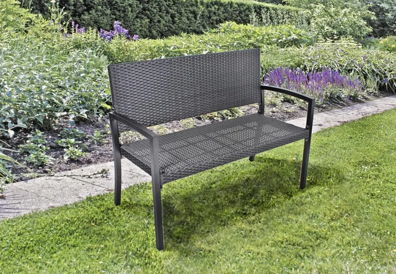 Garden Pleasure Garden Pleasure Harms Parkbank SANREMO, schwarz – Produktbild 1 von 1