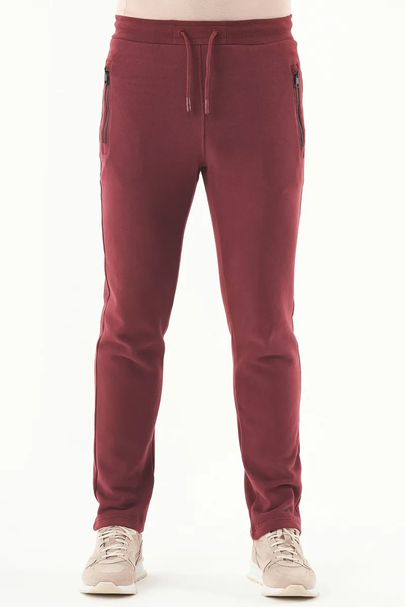 ORGANICATION ORGANICATION Herren vegan Jogginghose Soft Touch Bordeaux, Dunkelrot, – Produktbild 2 von 2
