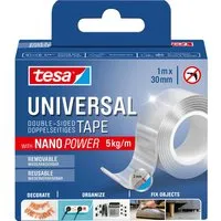 Tesa tesa doppelseitiges Klebeband Universal Tape "Nano Power" 1 m – Produktbild 1 von 1