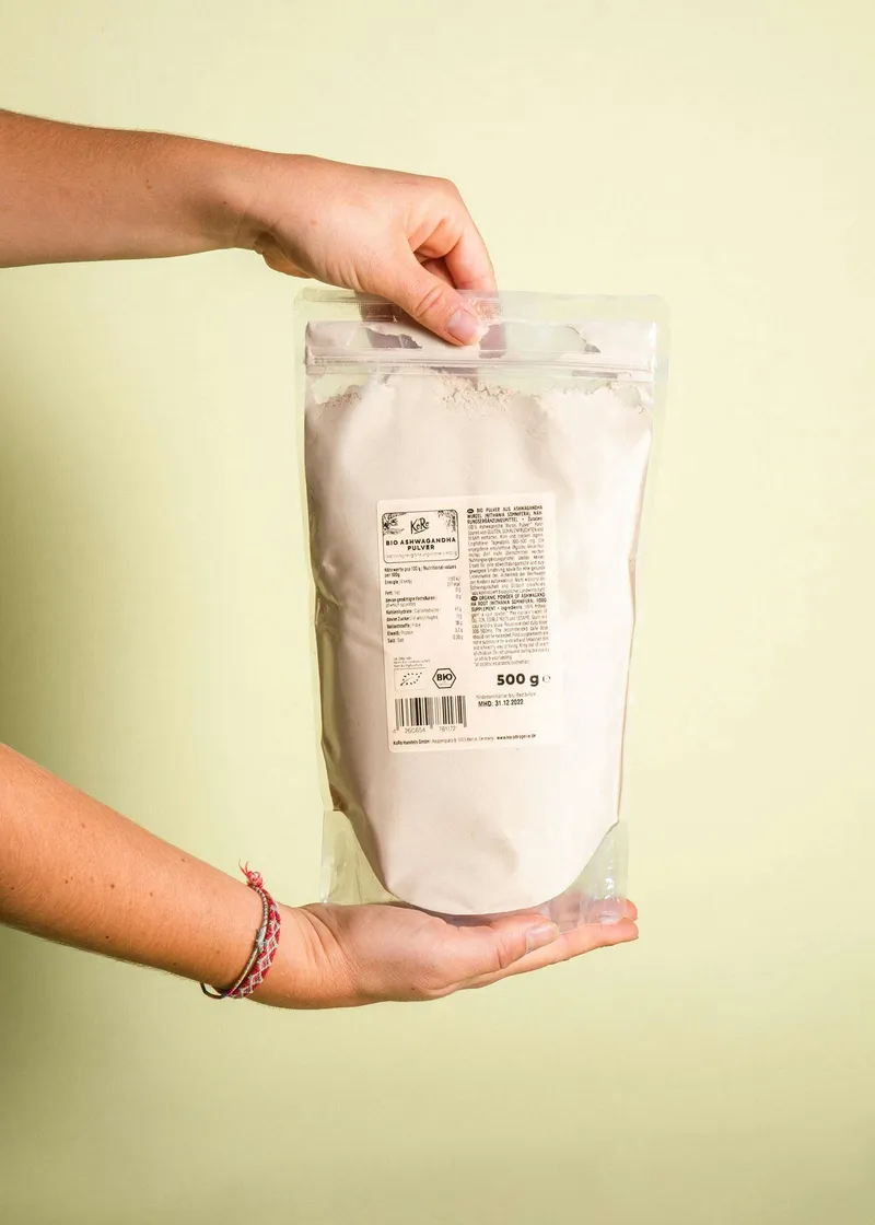 KoRo Bio Ashwagandha Pulver 500 g – Produktbild 5 von 5