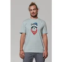 watapparel watapparel T-Shirt Unisex Waschbär, Aloe, – Produktbild 1 von 1