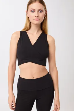 mandala MANDALA Damen vegan Sport-Bh Pilates Schwarz – Produktbild 1 von 1