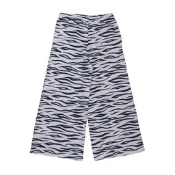 Walkiddy Walkiddy Kinderhose weit GOTS zertifiziert, Bio-Baumwolle, Tiger-Muster, gelb/grau, bequem – Produktbild 1 von 1