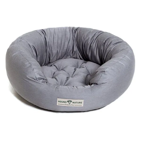 HOUND & NATURE HOUND & NATURE Öko Hundebett St. Moritz, Hellgrau, – Produktbild 1 von 5