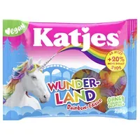 Katjes Katjes Wunderland Rainbow-Edition 210g - Vegan - Regenbogen & Einhornköpfe - Fruchtiges Fruchtgummi - Einzigartige Formen - Vegane Leckerei. Für – Produktbild 2 von 2