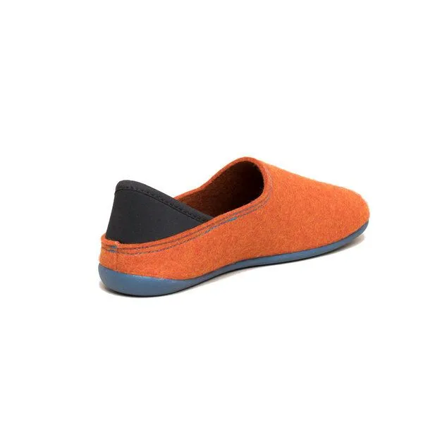 Gottstein Gottstein Wool Slip-On Pantoffel, Orange(orange/petrol), – Produktbild 2 von 4