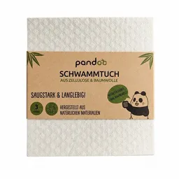 pandoo pandoo Nachhaltige Schwammtücher 3er-Set – waschbar, saugstark & plastikfrei – Produktbild 1 von 1