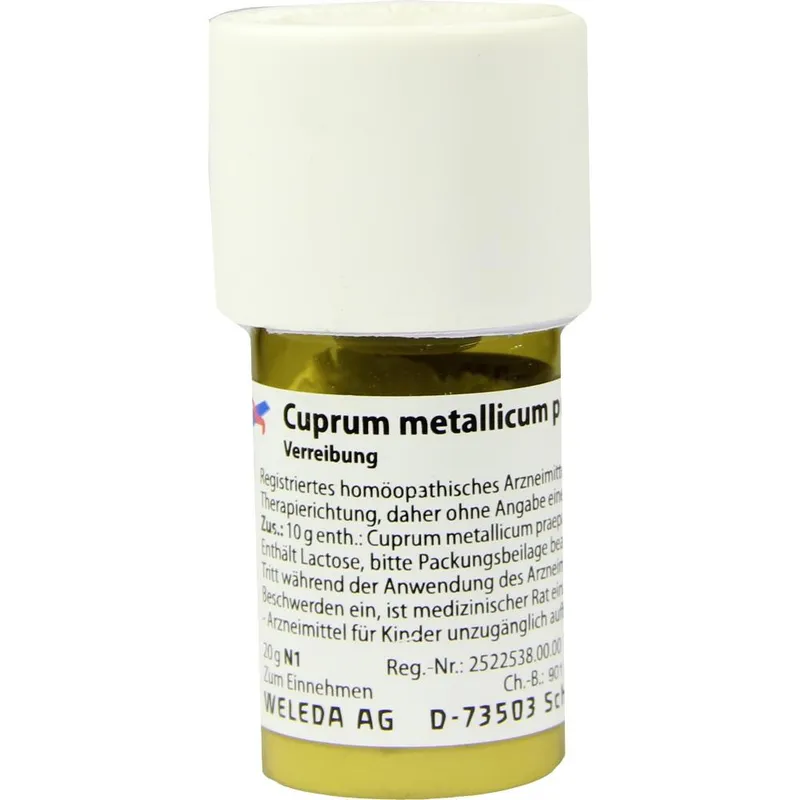 Weleda WELEDA CUPRUM METALLICUM praep.D 30 Trituration 20 g Trituration – Produktbild 1 von 1