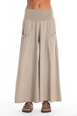 RAVENS VIEW IBIZA RAVENS VIEW IBIZA Damen vegan Rock Hose Funky Stone Beige – Produktbild 1 von 1