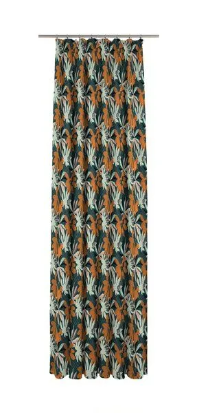Nature by Adam Nature by Adam Vorhang aus 100% Bio-Baumwolle - Made in Germany - Jungle, Dunkelgrün, – Produktbild 3 von 7