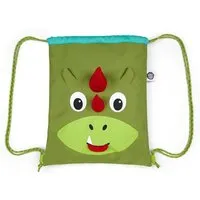 Affenzahn Affenzahn Turnbeutel / Sportbeutel für Kinder, Drache (grün), – Produktbild 1 von 1