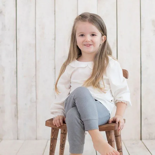 OrganicEra OrganicEra Bio Vual Mädchen Peter Pan Kragen Shirt – Produktbild 1 von 3