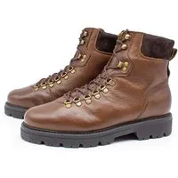 Werner 1911 Werner 1911 Bio-Herrenstiefel mit Lammfellfutter - Polarwolf - cognac - IVN-zertifiziert, Cognac, – Produktbild 1 von 1