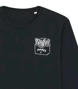 päfjes päfjes Pommes / Honigdachs liebt Pommes Frites - Fair Wear Unisex Sweater - 280 – Produktbild 1 von 1