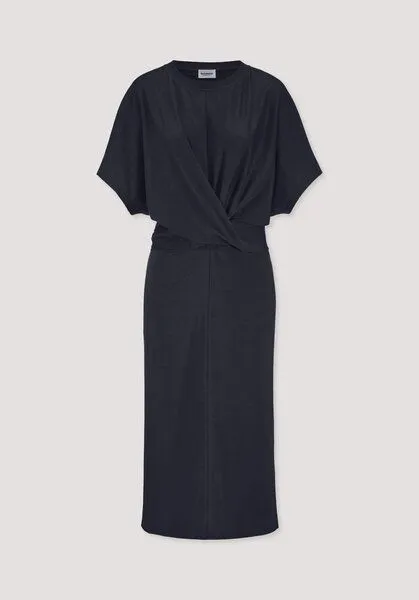 hessnatur hessnatur Jersey Kleid Midi Oversize aus reiner Bio-Baumwolle, Marine, – Produktbild 4 von 4