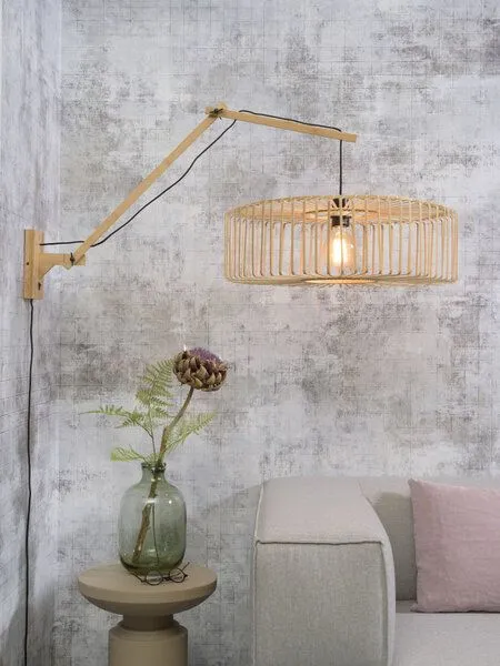 GOOD&MOJO GOOD&MOJO Wandlampe Bromo einstellbar, Naturel, – Produktbild 1 von 4