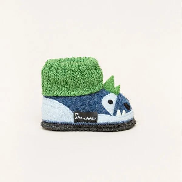 Kitz-Pichler Kitz-Pichler Hüttenschuhe Kauns Dago, Jeansblau, – Produktbild 3 von 4