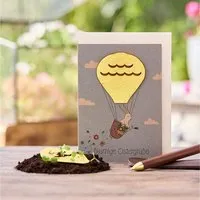 Die Stadtgärtner Die Stadtgärtner Osterkarte "Blumige Grüße" I Karte zu Ostern I Ostergrußkarte mit Saatgut I Grußkarte "Frohe Ostern" – Produktbild 1 von 1