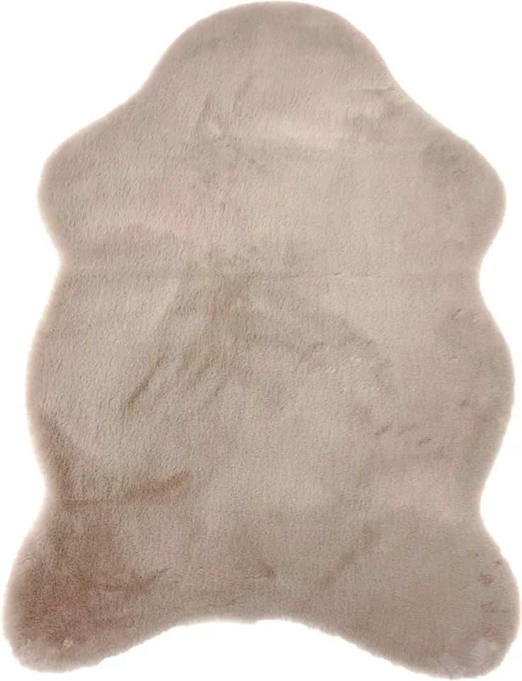 ASTRA Fellteppich Elda, Kunstfell, rechteckig, Höhe: 13 mm, Dekofell, kuschelweich, Wohnzimmer, Kinderzimmer, Kaninchenhaptik, Beige, – Produktbild 2 von 5