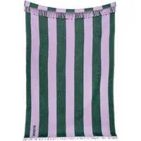 KLEKKS Wolldecke "KLEKKS" aus 100% Wolle (mulesingfrei), Klekks no. 6 (grün/lila), – Produktbild 1 von 1