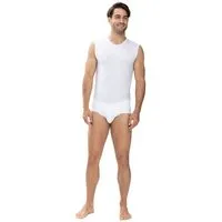 mey Mey Herren Muskel-Shirt Tank Top aus Tencel "Network", Weiss, – Produktbild 1 von 1