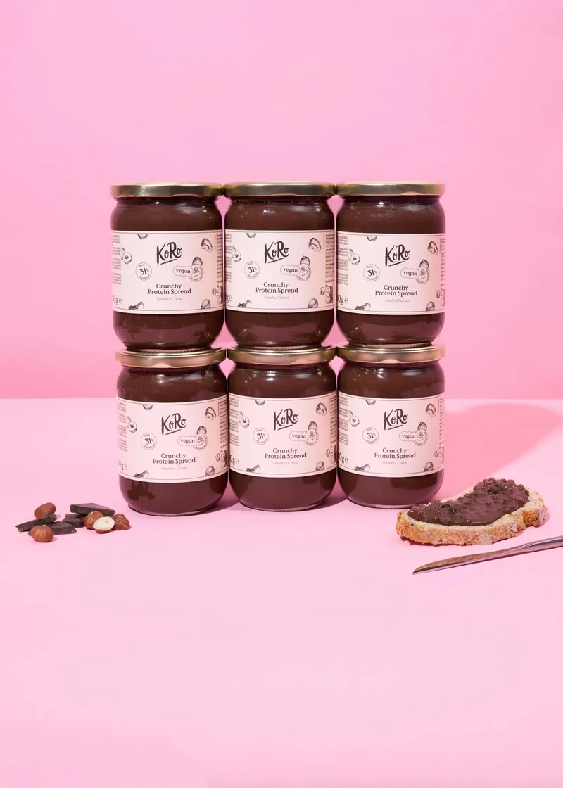 KoRo Vegane Proteincreme Haselnuss Kakao 6 x 500 g – Produktbild 2 von 5