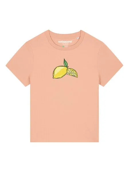 watapparel watapparel T-Shirt Frauen Lemon, Fraiche peche, – Produktbild 2 von 3