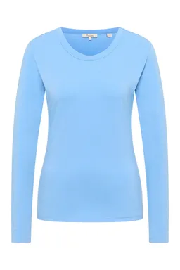 Tranquillo Jerseyshirt Tildaa aus Bio-Baumwolle - vista blue / XL – Produktbild 1 von 1