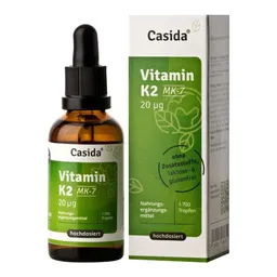 Casida Vitamin K2 Tropfen Mk7 vegan – Produktbild 1 von 1