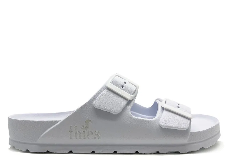 thies thies 1856 Ecofoam Sandal Vegan Sandale, Weiß, – Produktbild 2 von 5