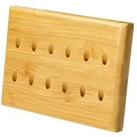 elasto elasto Dartpfeilhalterung aus Holz - Dart Wandhalterung für 12 Pfeile, Natur, – Produktbild 1 von 1