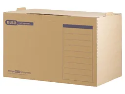 Elba ELBA Sammelcontainer 'tric system' mit Verschlusslasche, DIN A4, naturbraun – Produktbild 1 von 1