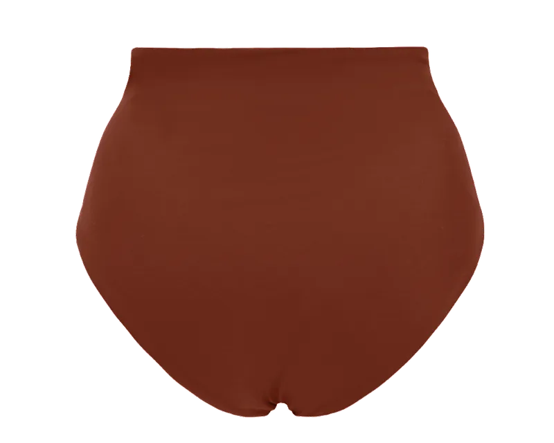 Anekdot Anekdot Damen vegan Core High Bikini Bottom, Braun, – Produktbild 2 von 2